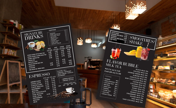 Board Menu (12" x 18")